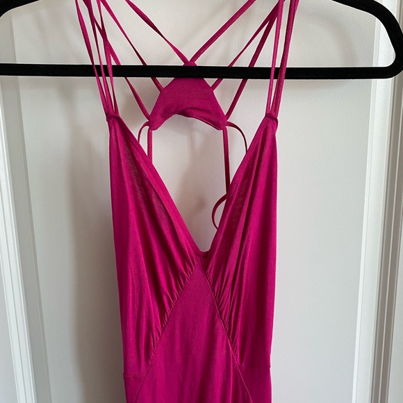 ASOS pink maxi dress - US size 8 - Picture 2 of 4